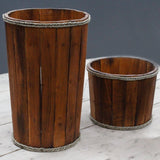 Wooden Bin - Brown 45x32cm - SHAMTAM.COM