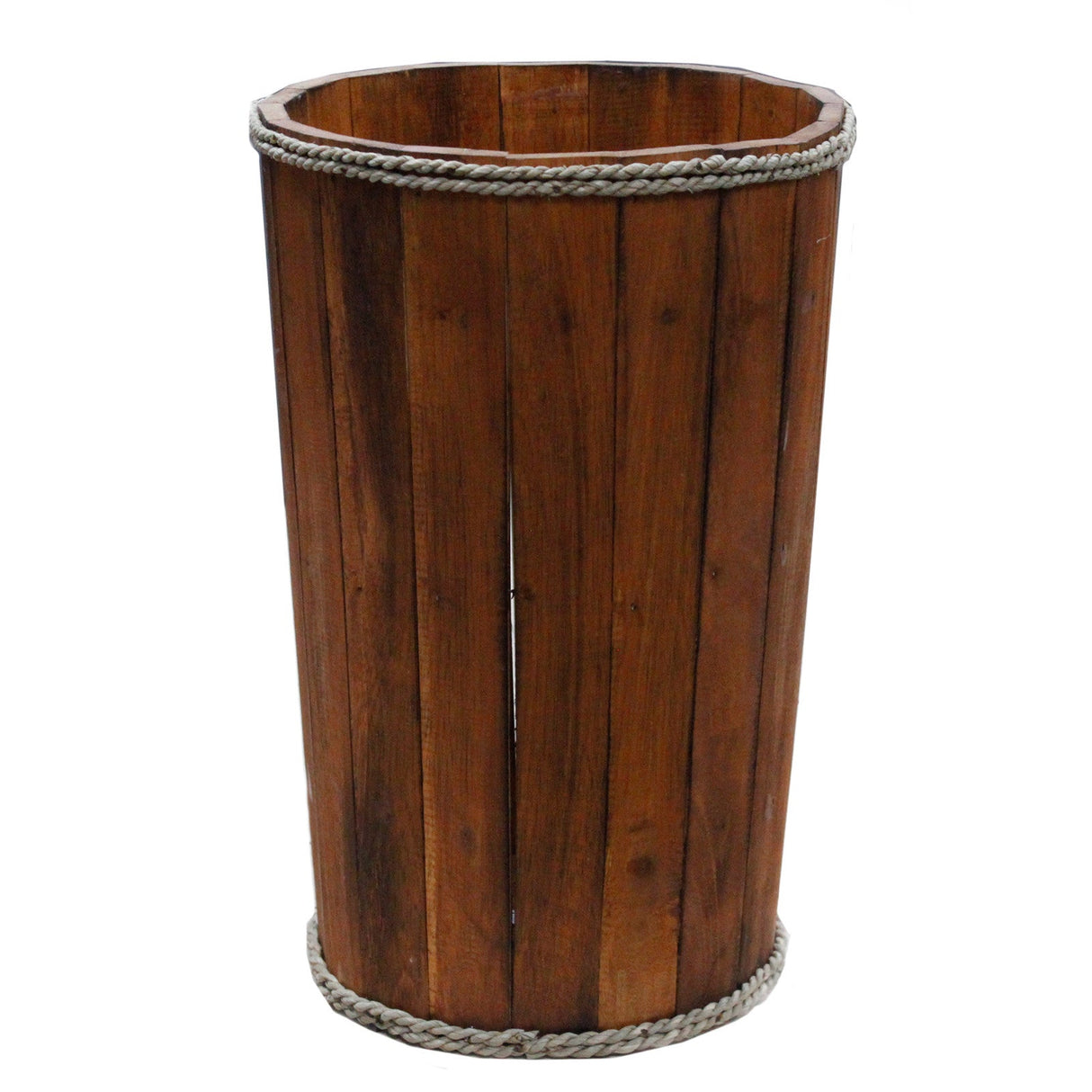 Wooden Bin - Brown 45x32cm - SHAMTAM.COM