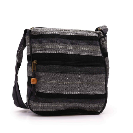 Lrg Nepal Sling Bag (Adjustable Strap) - Mountain Granite - SHAMTAM.COM