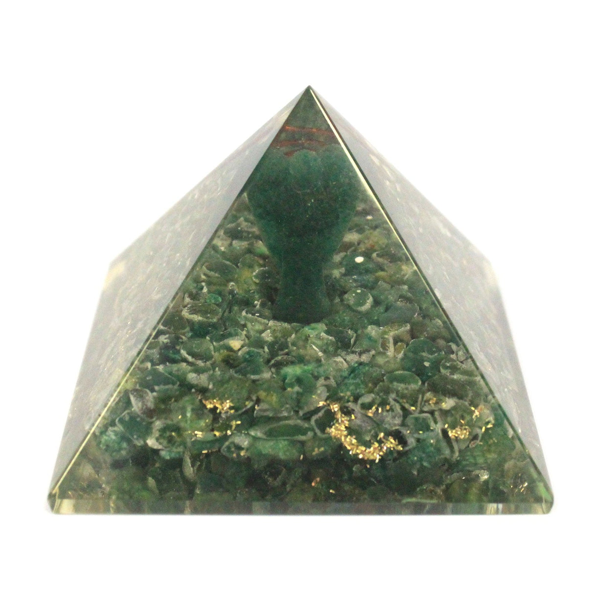 Orgonite Pyramid - Angel Copper Gemstones Crystals 70mm - SHAMTAM.COM