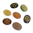 Chakra Stones Set Oval Shape - SHAMTAM.COM