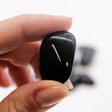 Obsidian Black Tumbled Stone Crystals Gemstones - SHAMTAM.COM