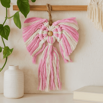 Macrame Guardian Angel Girl