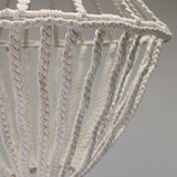 Macrame Chandelier - Large Drop Natural - SHAMTAM.COM