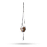 Macrame Pot Holder Classic - Natural Med Pot - SHAMTAM.COM