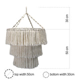 Macrame Soft Chandelier - Black - SHAMTAM.COM