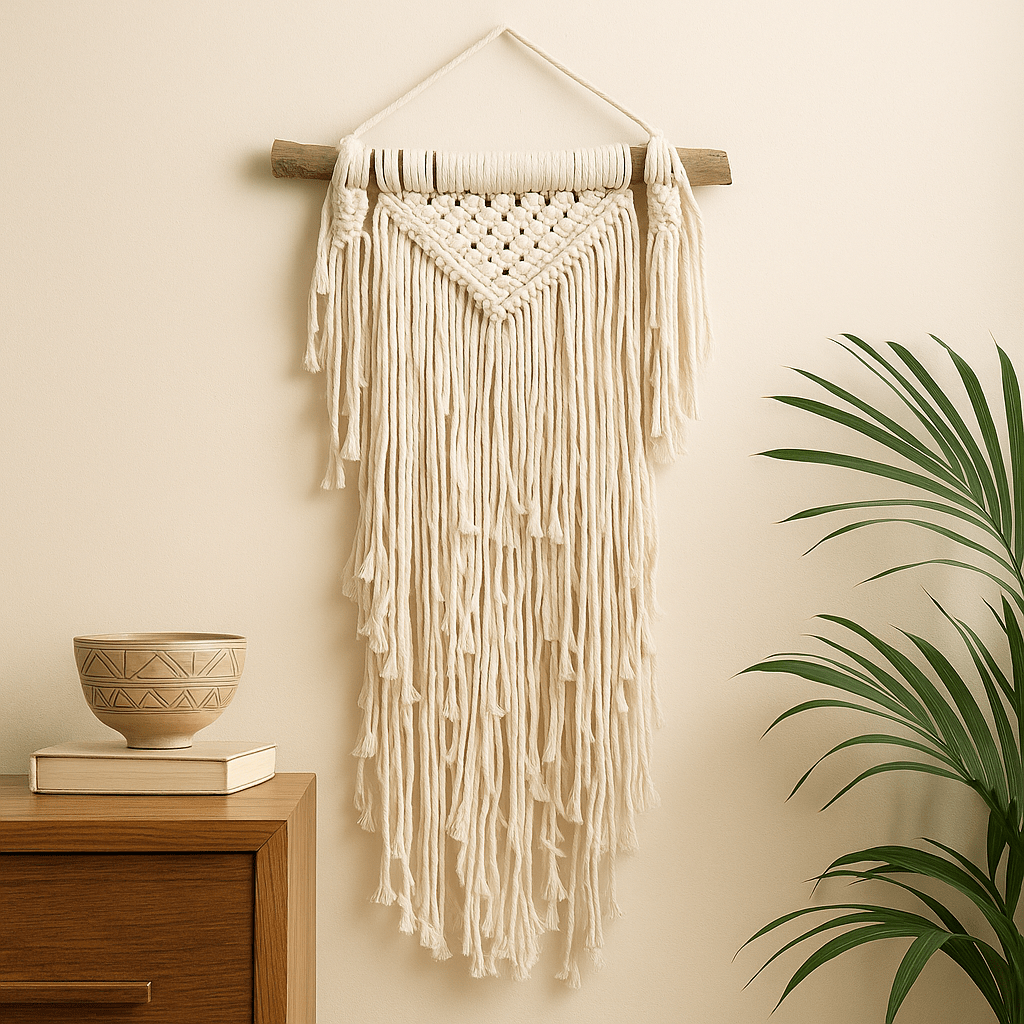 Macrame Wall Hanging Natural - SHAMTAM.COM