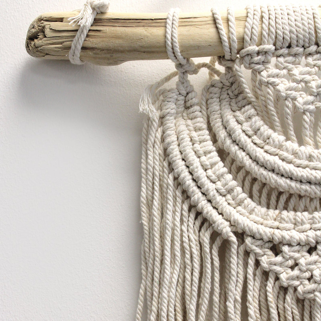 Macrame Wall Hanging - Two Waves - SHAMTAM.COM