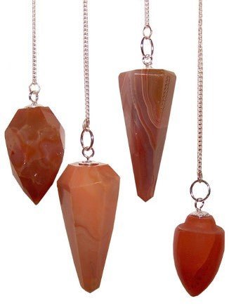 Carnelian Pendulum Magic Crystal Gemstone - SHAMTAM.COM