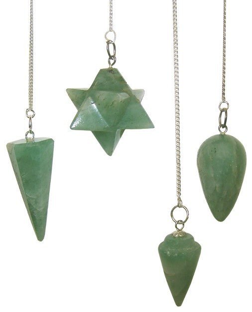 Green Aventurine Pendulum Magic Crystal Gemstone - SHAMTAM.COM