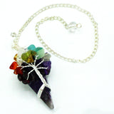 Magic Pendulum - Seven Chakra - Amethyst - SHAMTAM.COM