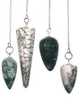 Seven Chakra Pendulum Tree Agate Magic Crystal Gemstone - SHAMTAM.COM