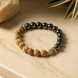 Magnetic Bracelet Picture Jasper Faceted Gemstone - SHAMTAM.COM