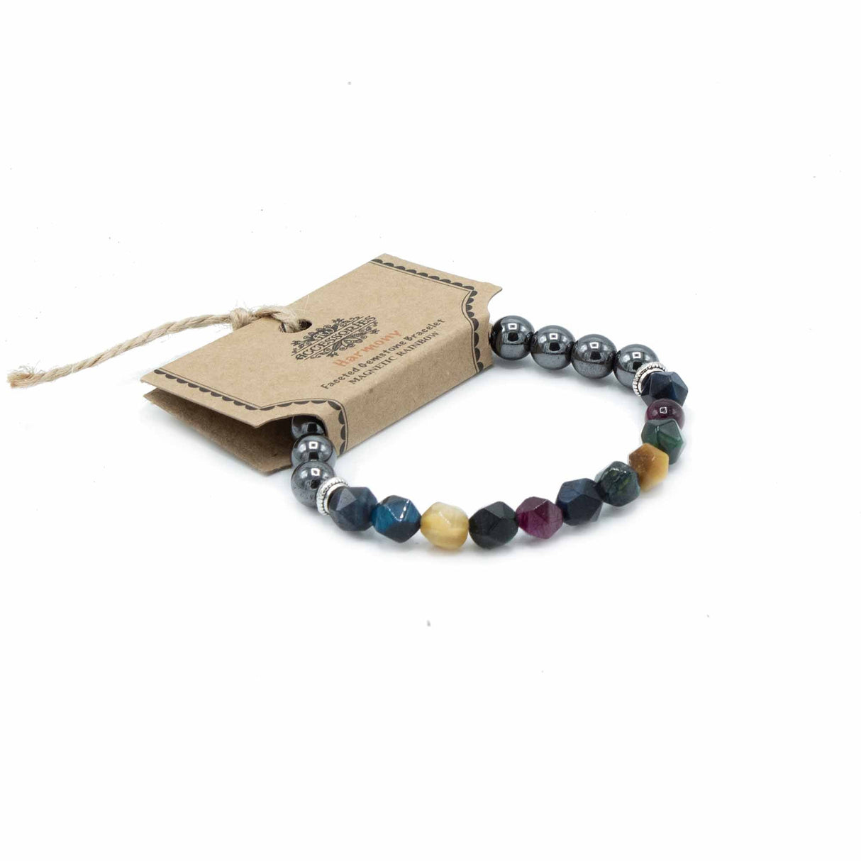 Magnetic Bracelet Rainbow Faceted Gemstone - SHAMTAM.COM