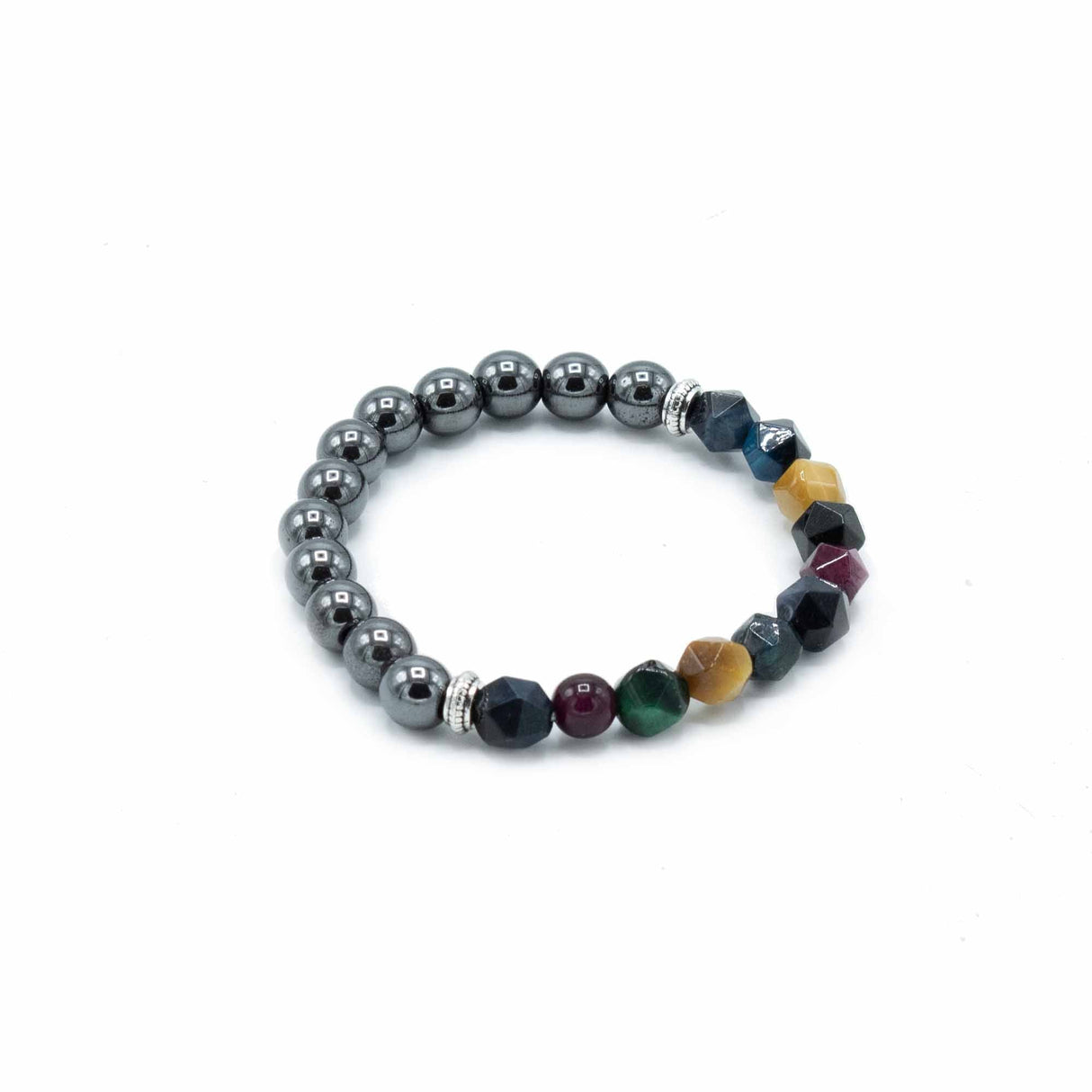 Magnetic Bracelet Rainbow Faceted Gemstone - SHAMTAM.COM