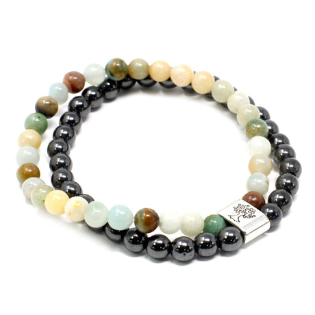 Amazonite Bracelet - Magnetic Gemstone Crystal - SHAMTAM.COM