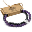 Amethyst Bracelet - Magnetic Gemstone Crystal - SHAMTAM.COM