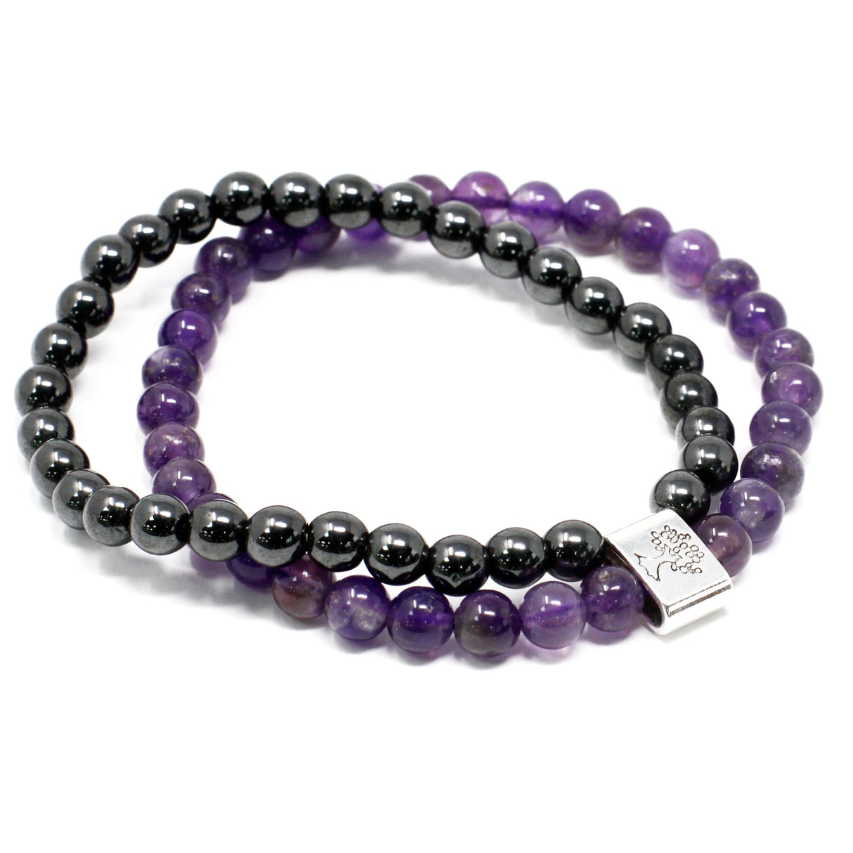 Amethyst Bracelet - Magnetic Gemstone Crystal - SHAMTAM.COM