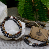 Magnetic Picasso Jasper Bracelet - Gemstone Crystal - SHAMTAM.COM