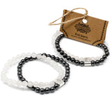 Rock Quartz Bracelet - Magnetic Gemstone Crystal - SHAMTAM.COM