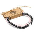 Rose Quartz Bracelet - Magnetic Gemstone Crystal - SHAMTAM.COM