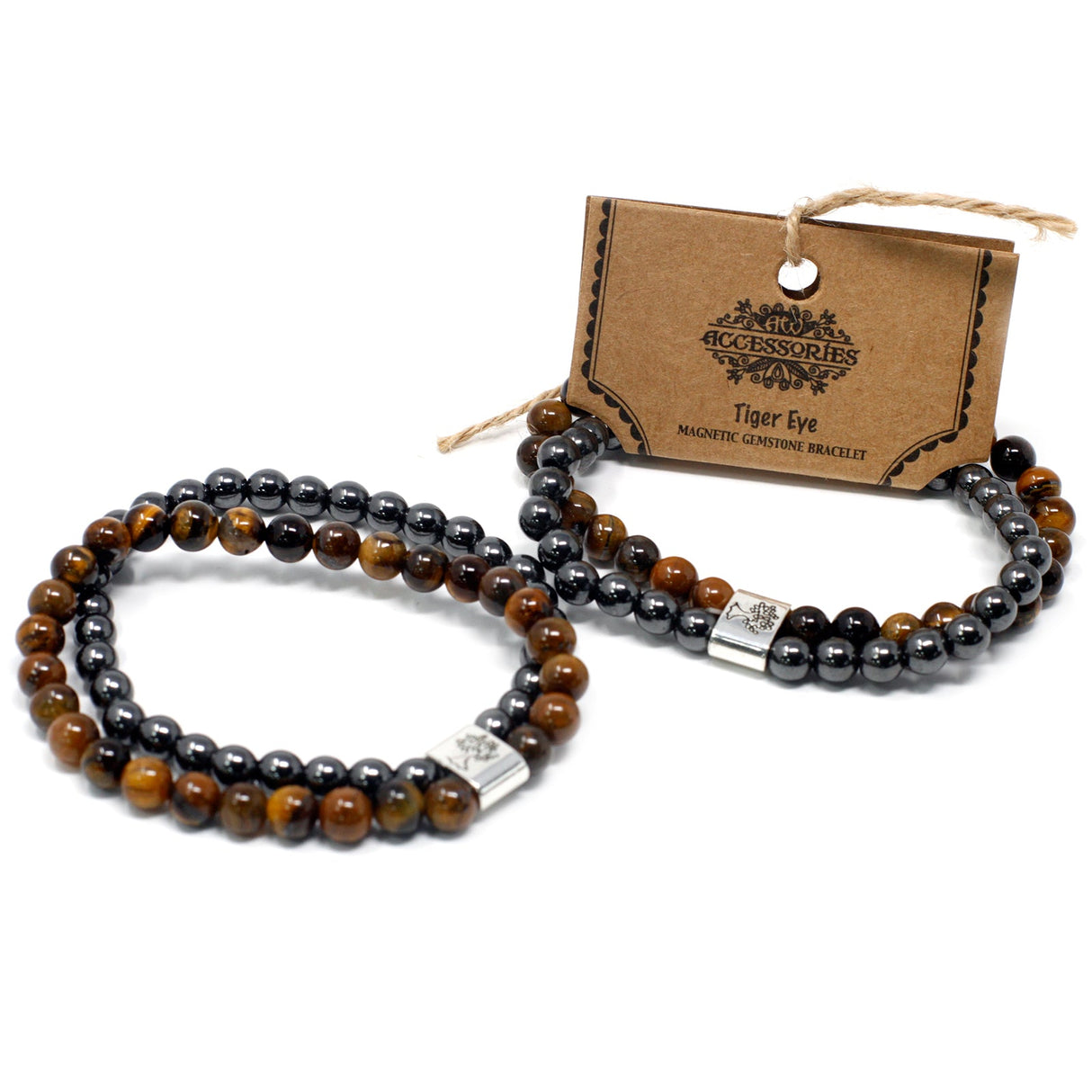 Tiger Eye Bracelet - Magnetic Gemstone Crystal - SHAMTAM.COM