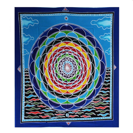 Mandala in the Clouds 106cm x 93cm - SHAMTAM.COM