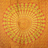 Lime Orange Mandala Sarongs - SHAMTAM.COM