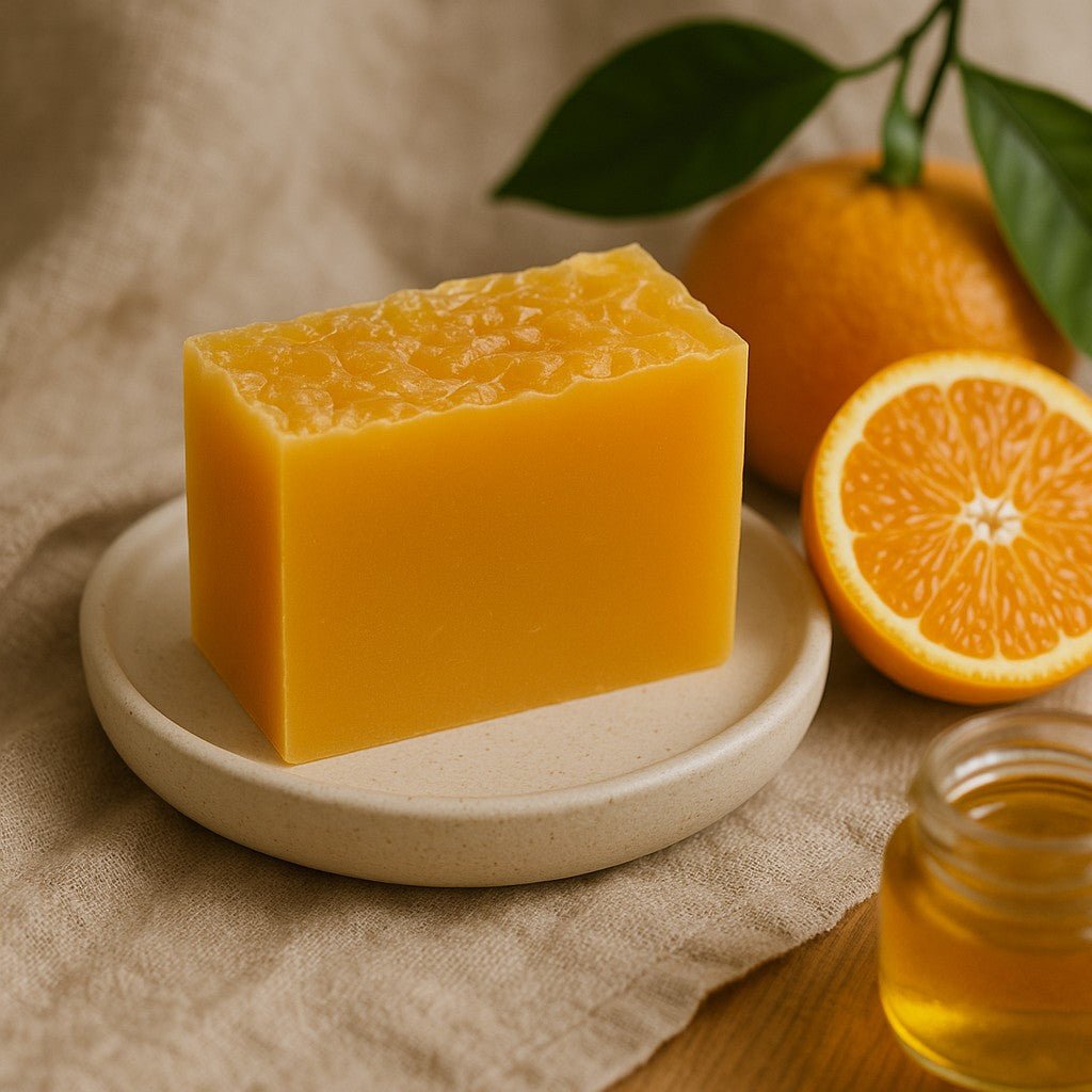 Mandarin Honey Soap Bar, 100g - SHAMTAM.COM