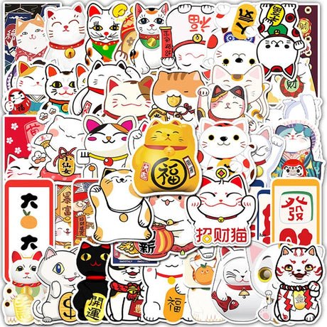 Maneki Neko Stickers - SHAMTAM