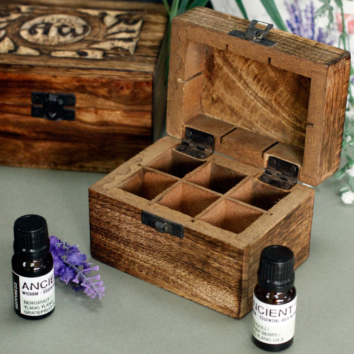 Essential Oils Box - Mango 24 Slots - SHAMTAM.COM