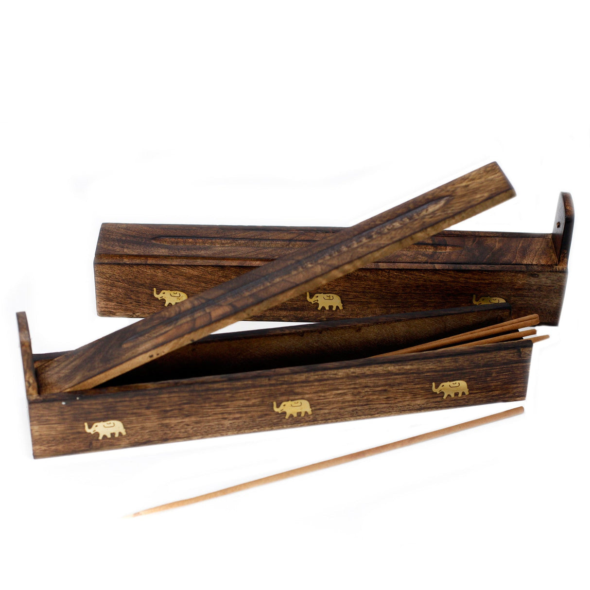 Mango Wood Incense Box - Assorted - SHAMTAM.COM