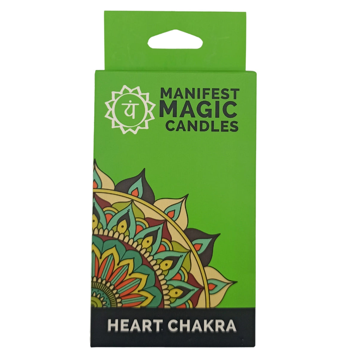 Manifest Magic Candles (pack of 12) - Green - Heart Chakra - Anahata - SHAMTAM.COM