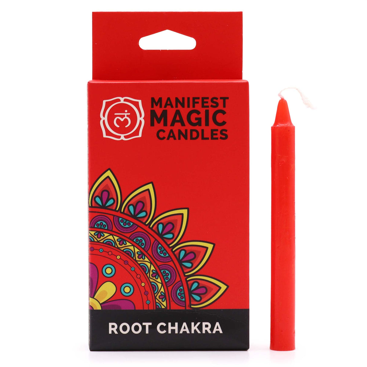 Manifest Magic Candles (pack of 12) - Red - Root Chakra - Muladhara - SHAMTAM.COM