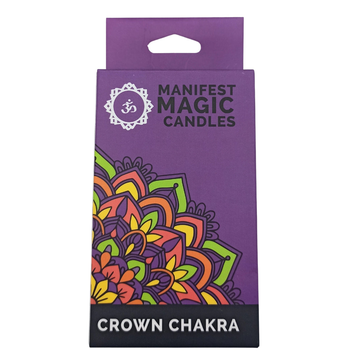 Manifest Magic Candles (pack of 12) - Violet - Crown Chakra - Sahasrara - SHAMTAM.COM