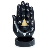 Incense Waterfall Backflow Burner Mantric Hand/Tarot Hand Palm - SHAMTAM.COM