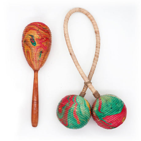 Maracas Rattle - Double Twist - SHAMTAM.COM