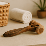 Massage Roller Wooden Handheld 3 Disc - SHAMTAM.COM
