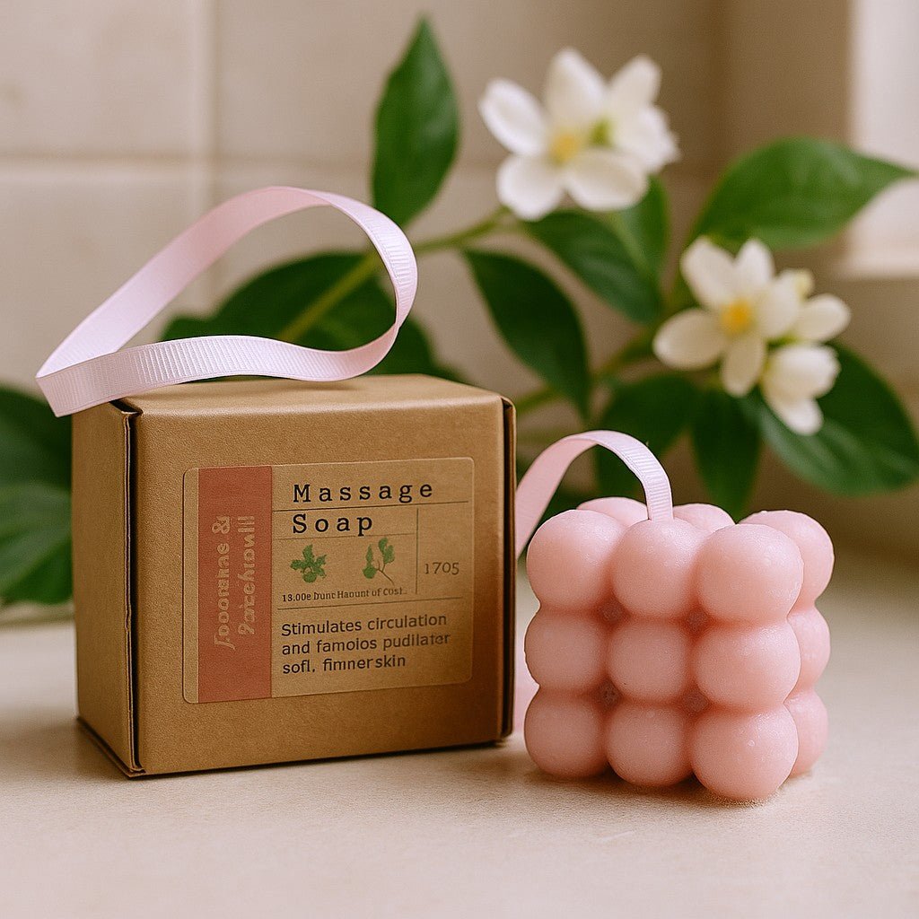 Massage Soap Bars, Jasmine And Patchouli - SHAMTAM.COM