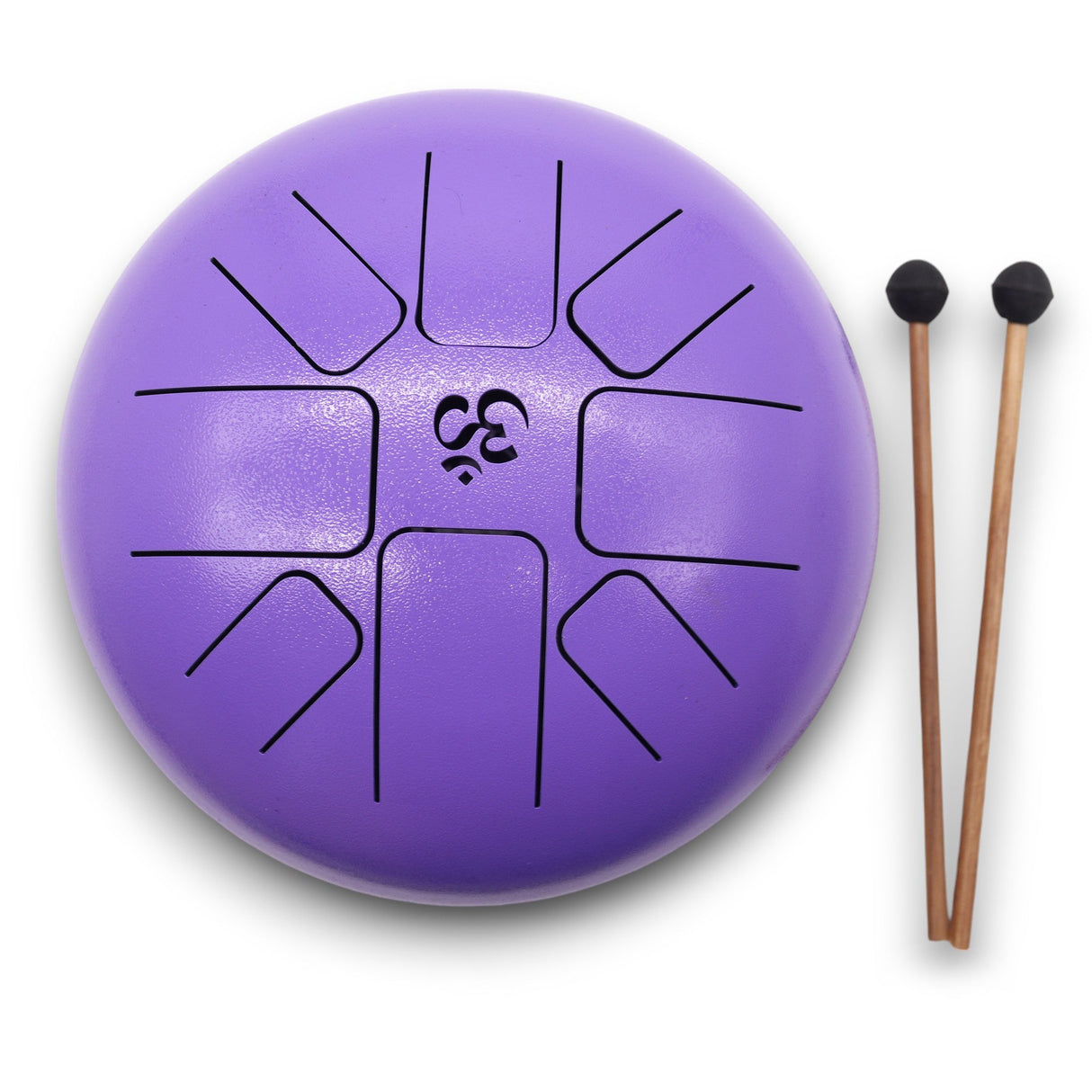 Med Hapi Drum Om Violet - 22x16cm Steel Tongue Drum for Meditation & Relaxation - SHAMTAM.COM