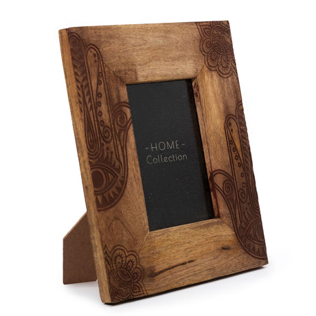Med Mango Wood Picture Framel (for 10x15cm) 26x20x2cm - Hansa - Black - SHAMTAM.COM