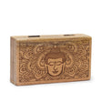 Med Square Box 17x10x4.2cm - Buddha Face Black Engraved - SHAMTAM.COM