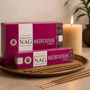Meditation Incense 15g Golden Nag - SHAMTAM.COM