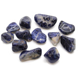 Pure Blue Sodalite Tumbled Stones African Gemstones - SHAMTAM.COM