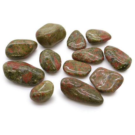 Unakite Tumbled Stones African Gemstones - SHAMTAM.COM