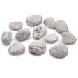 White Howlite - Magnesite Tumbled Stones African Gemstones - SHAMTAM.COM