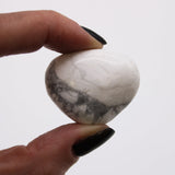 White Howlite - Magnesite Tumbled Stones African Gemstones - SHAMTAM.COM