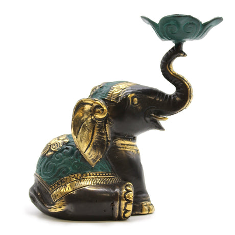 Medium Elephant Candle / Incense Holder - SHAMTAM.COM