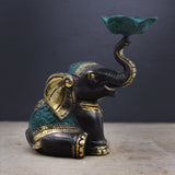 Medium Elephant Candle / Incense Holder - SHAMTAM.COM