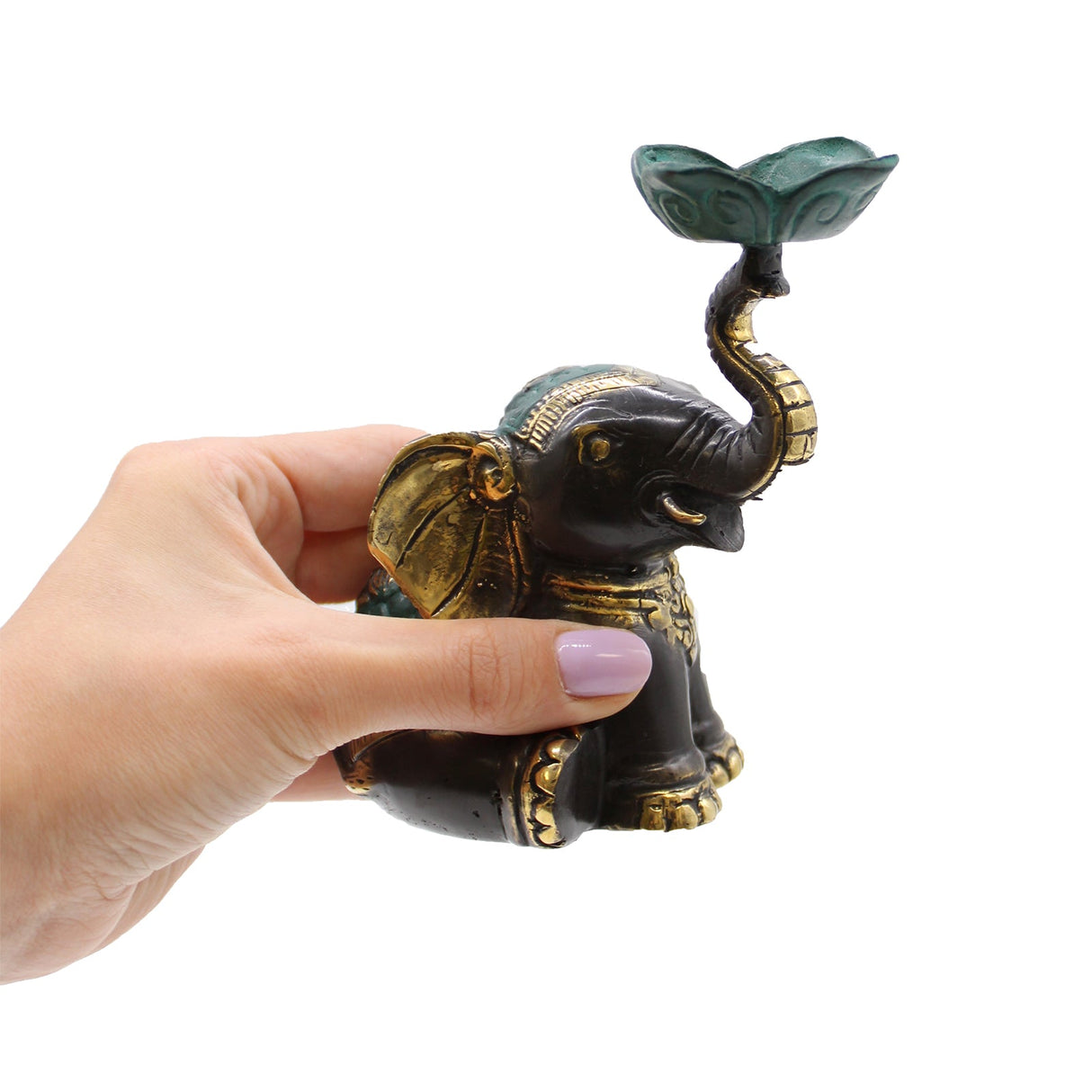 Medium Elephant Candle / Incense Holder - SHAMTAM.COM